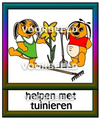 Helpen met tuinieren