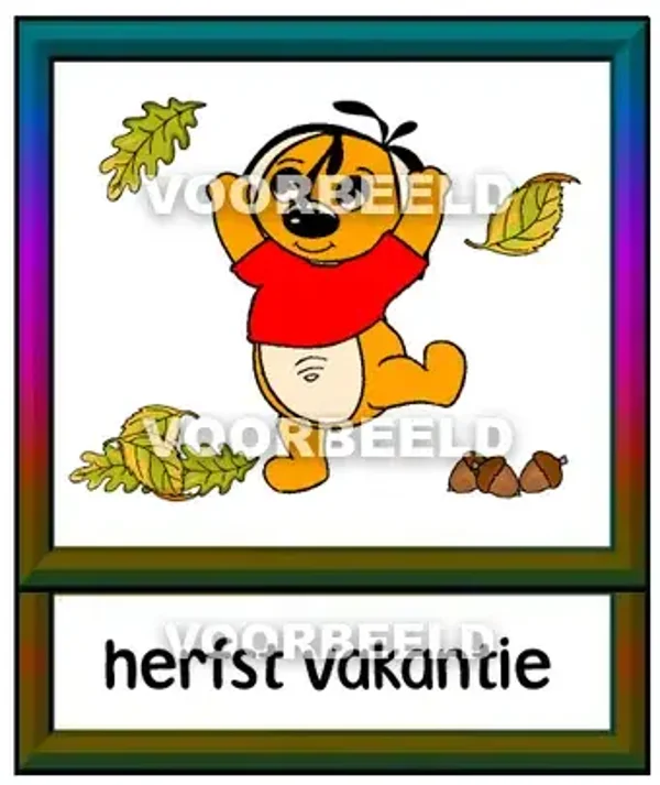 Herfst vakantie