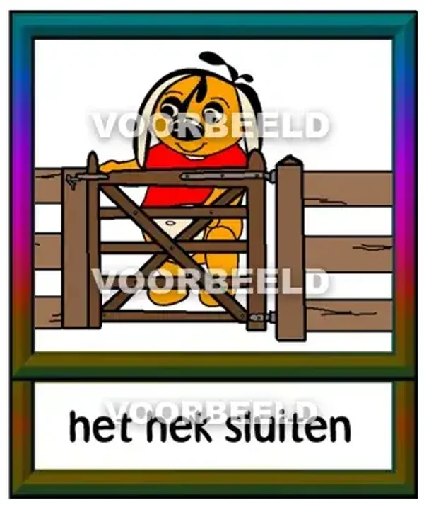 Het hek sluiten