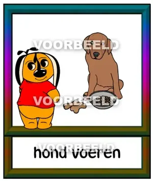 Hond voeren