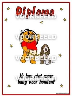 Honden DIPLOMA (A4)