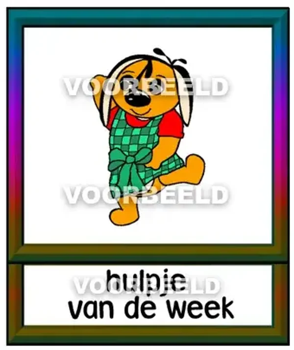 Hulpje vd week