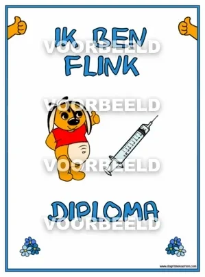 Ik ben flink (A4)