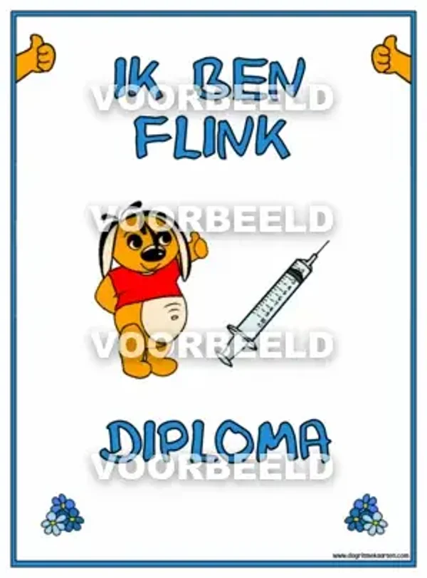 Ik ben flink (A4)