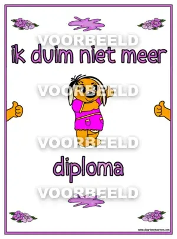Ik duim niet meer DIPLOMA 2 (A4)