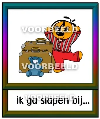 Ik ga slapen bij