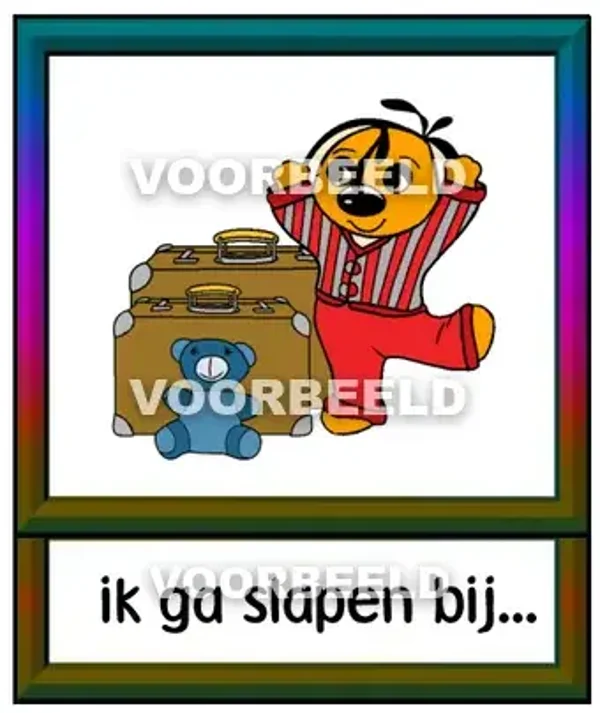 Ik ga slapen bij