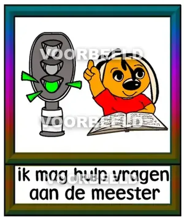 Ik mag hulp vragen aan de meester