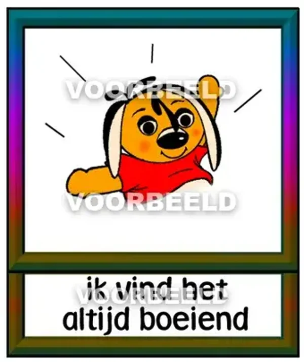 Ik vind het altijd boeiend