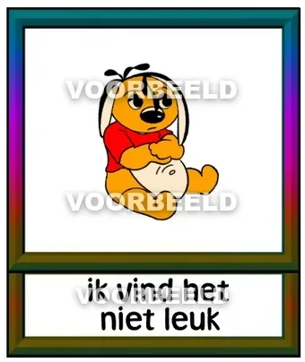 Ik vind het niet leuk