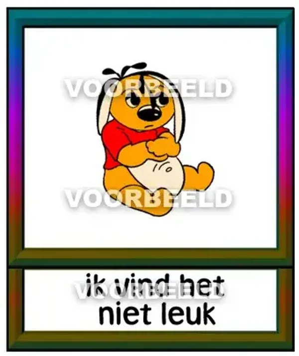 Ik vind het niet leuk