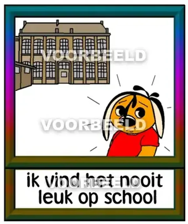Ik vind het nooit leuk op school