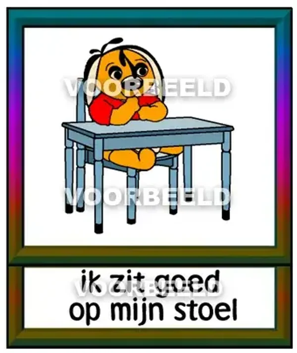 Ik zit goed op mijn stoel 2