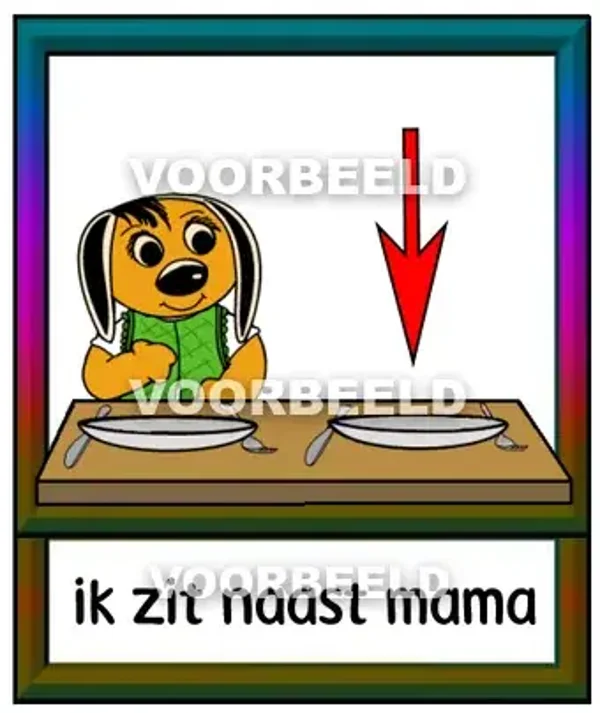 Ik zit naast mama