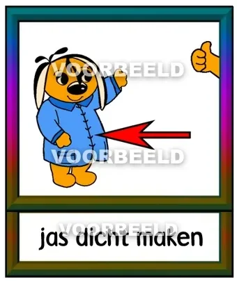 Jas dicht maken