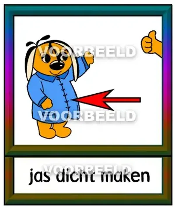 Jas dicht maken