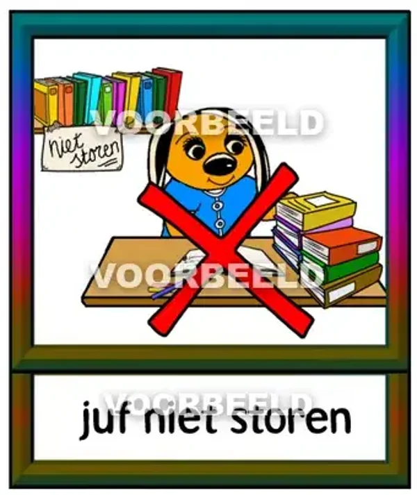 Juf niet storen
