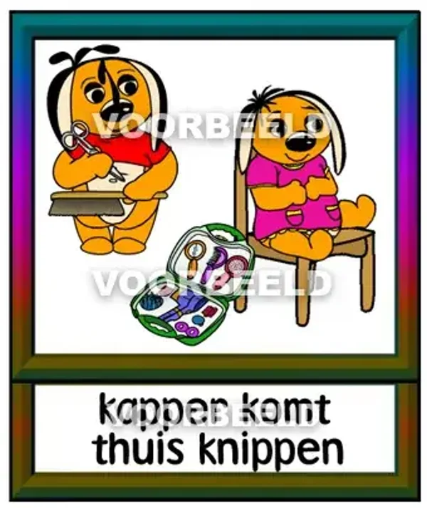 Kapper komt thuis knippen 1