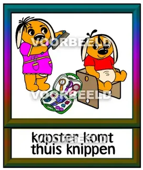 Kapster komt thuis knippen 2