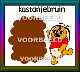 Kastanjebruin