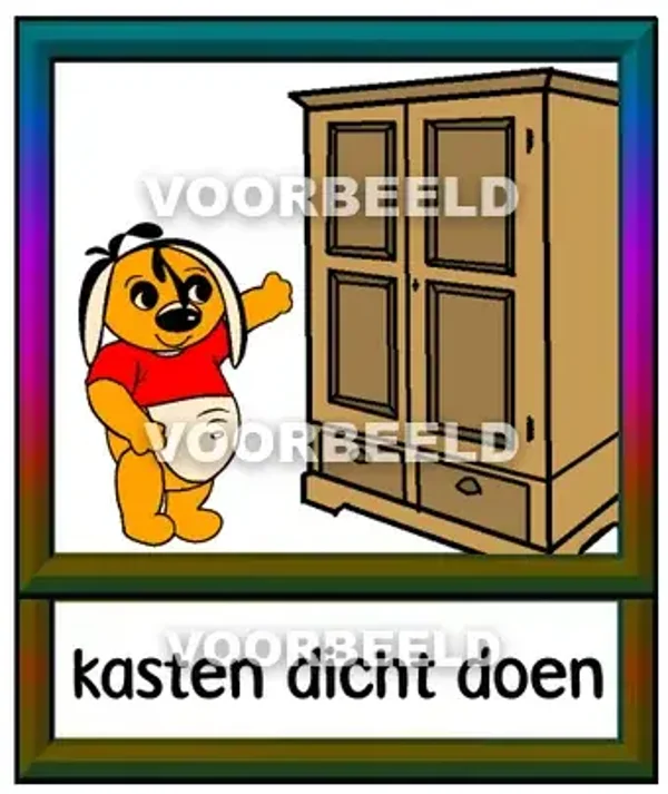 Kasten dicht doen