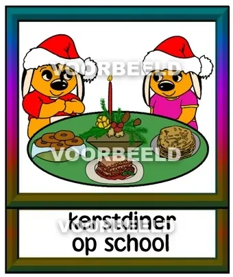 Kerstdiner op school