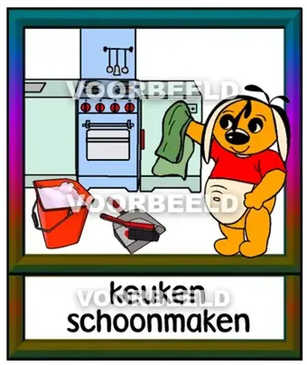 Keuken schoonmaken