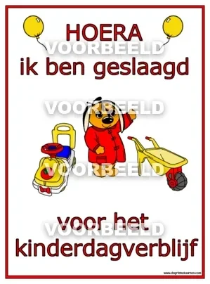 Kinderdagverblijf DIPLOMA (A4)