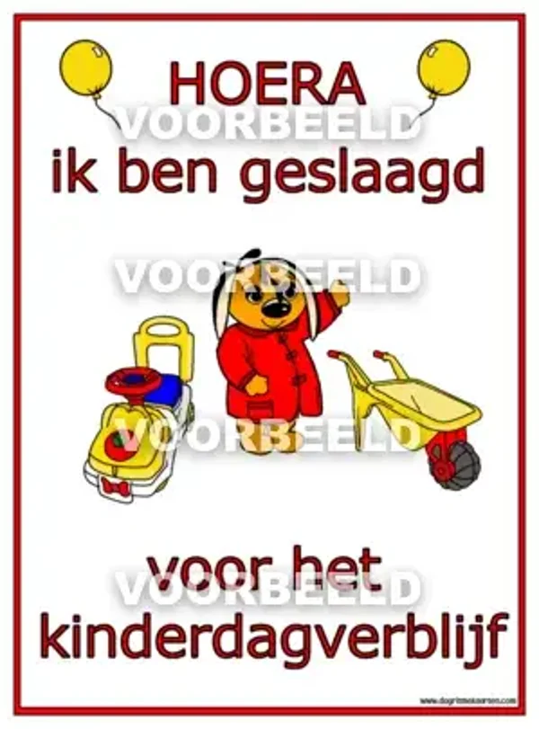 Kinderdagverblijf DIPLOMA (A4)