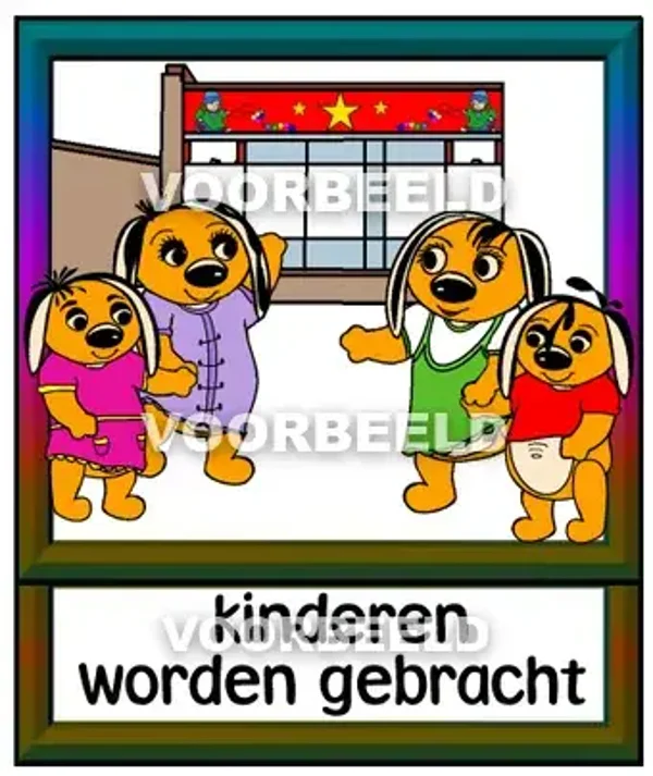 Kinderen worden gebracht