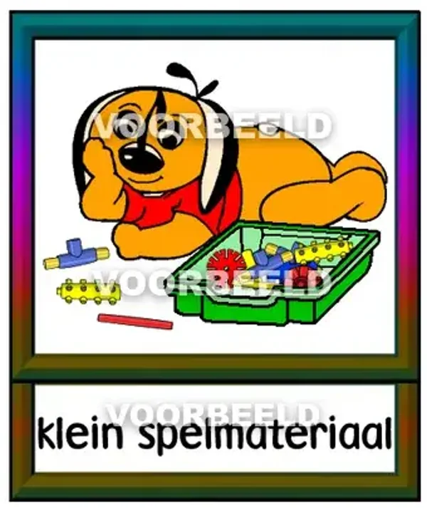 Klein spelmateriaal