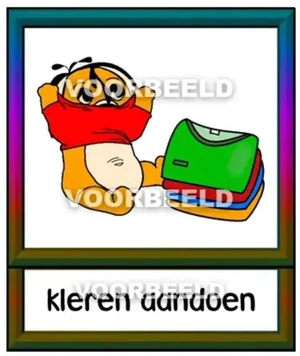 Kleren aandoen