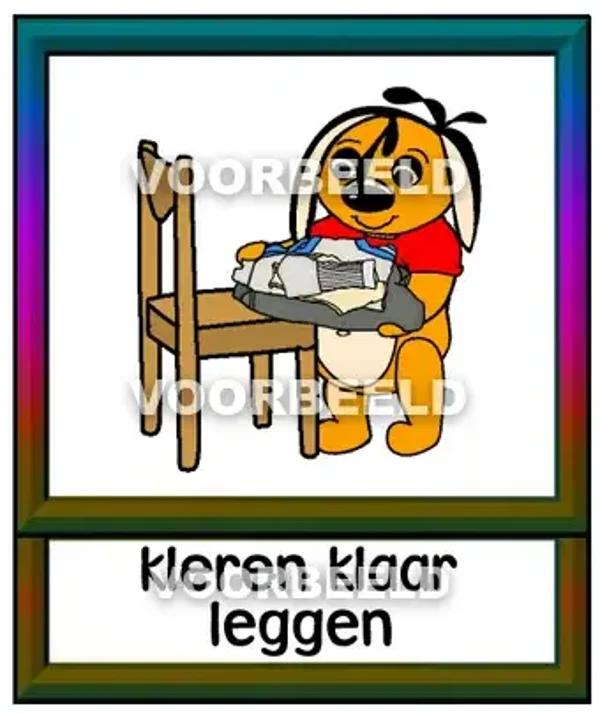 Kleren klaar leggen