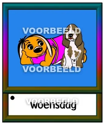 Woensdag blauw