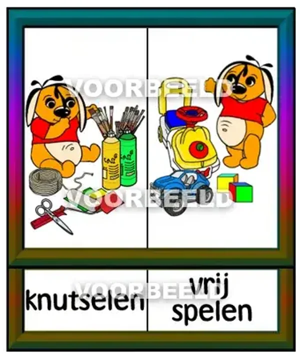 Knutselen vrij spelen