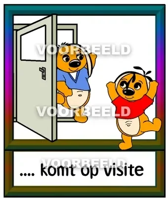 .... komt op visite