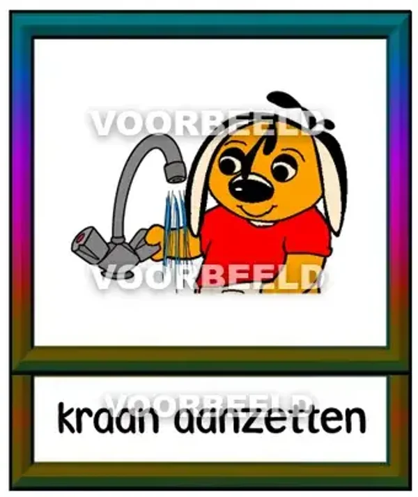 Kraan aanzetten