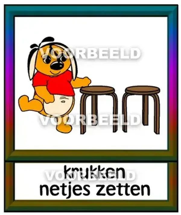 Krukken netjes zetten