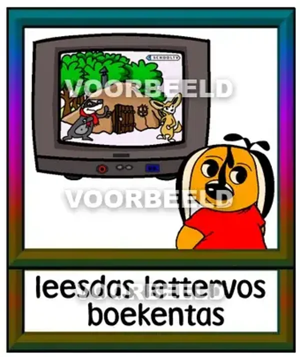 Leesdas lettervos boekentas