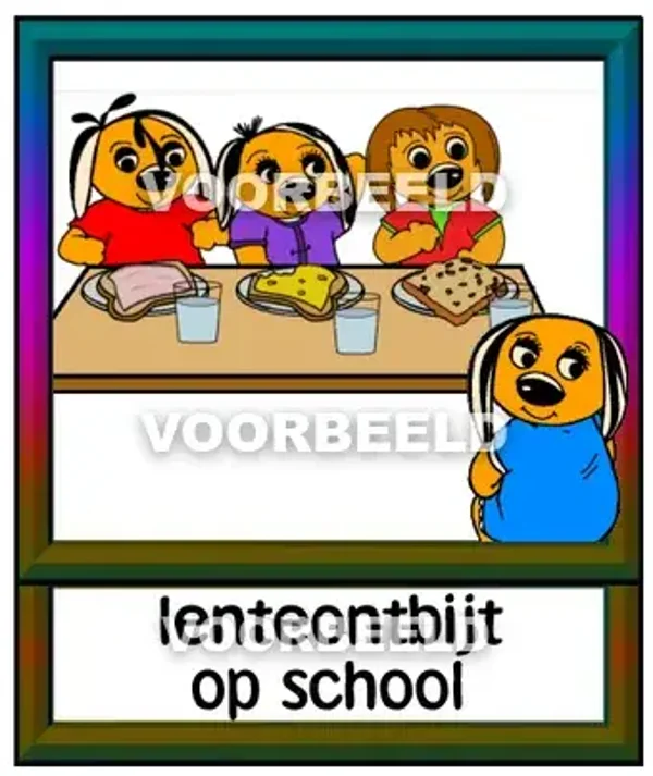 Lente ontbijt op school