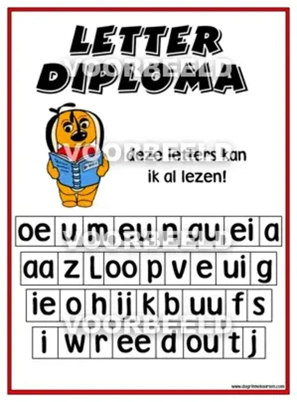 Letter DIPLOMA 1 (A4)