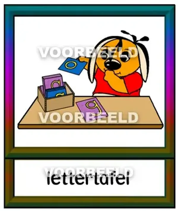 Lettertafel