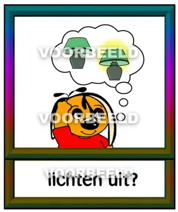 Lichten uit vraagteken