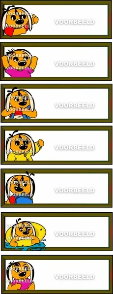 Naamplaatjes Lijst 1