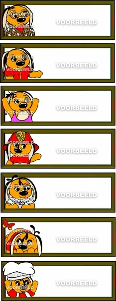 Naamplaatjes Lijst 3