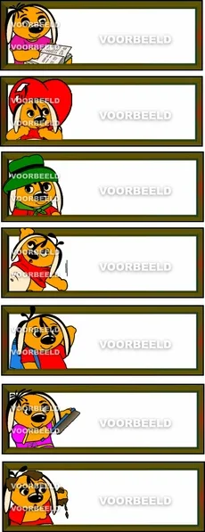 Naamplaatjes Lijst 4