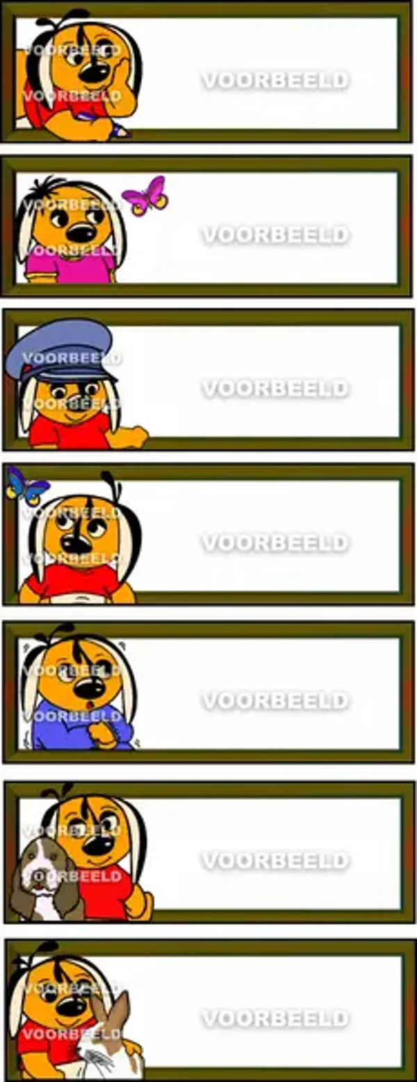 Naamplaatjes Lijst 5