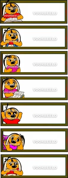 Naamplaatjes Lijst 7