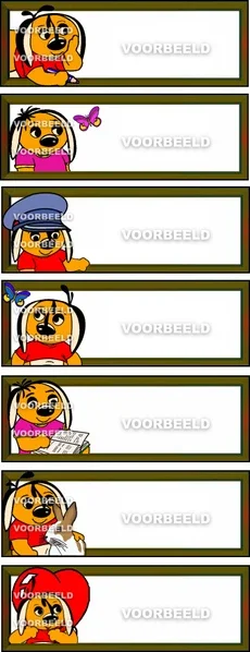 Naamplaatjes Lijst 8