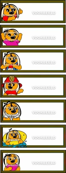 Naamplaatjes Lijst 9